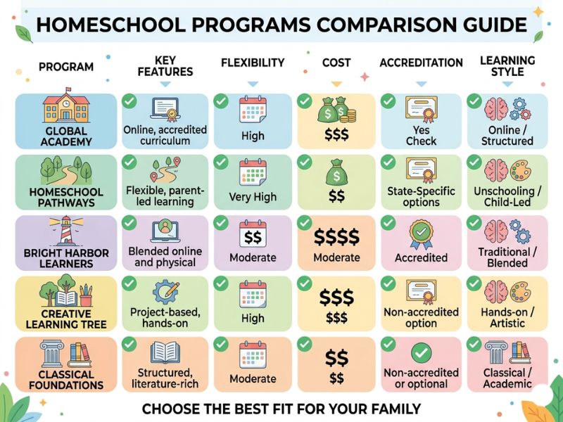 Accredited Homeschool Programs: Best Options for 2026