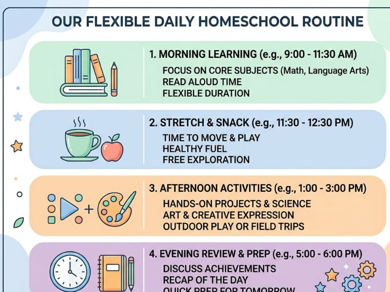 Flexible Morning Routine Flexible Homeschool Schedules